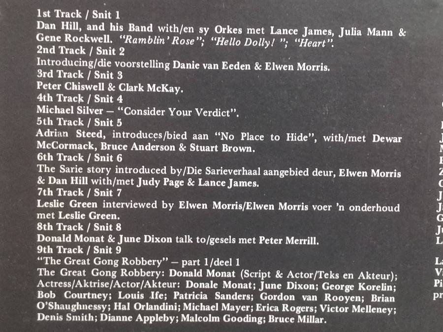 Springbok Radio Silver Jubilee Show, Double album, vinyl excellent.