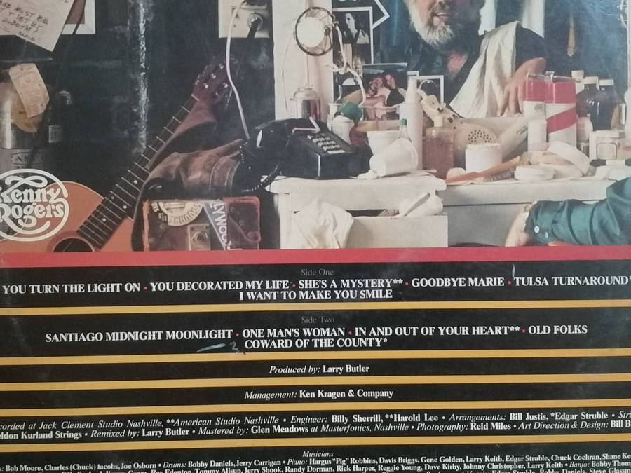 Kenny Rogers, Kenny, vinyl excellent.