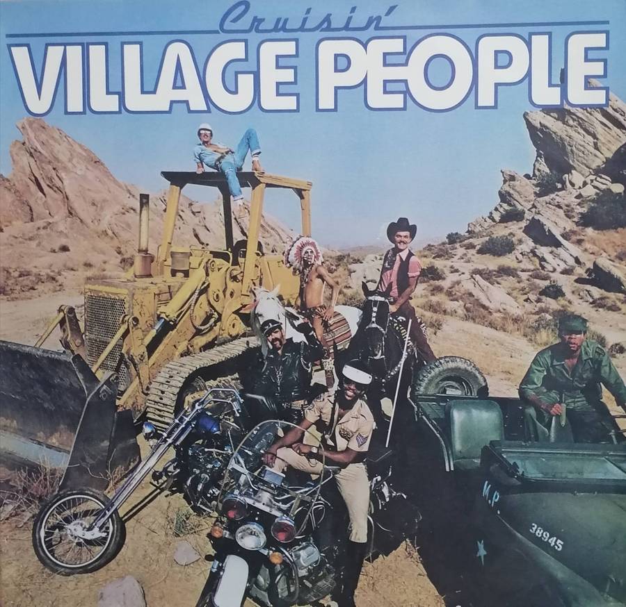 2x Village People albums, vinyl's very good & good.