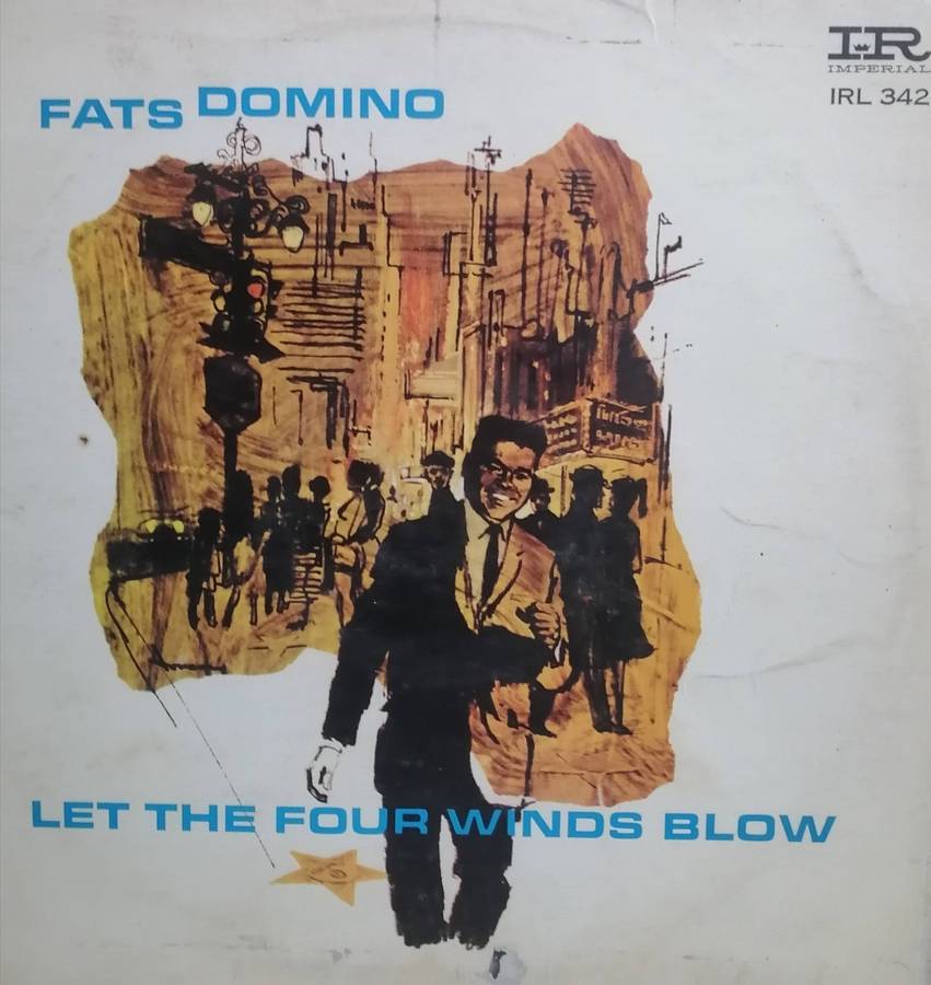3x Fats Domino albums, vinyl's very good & very good-.