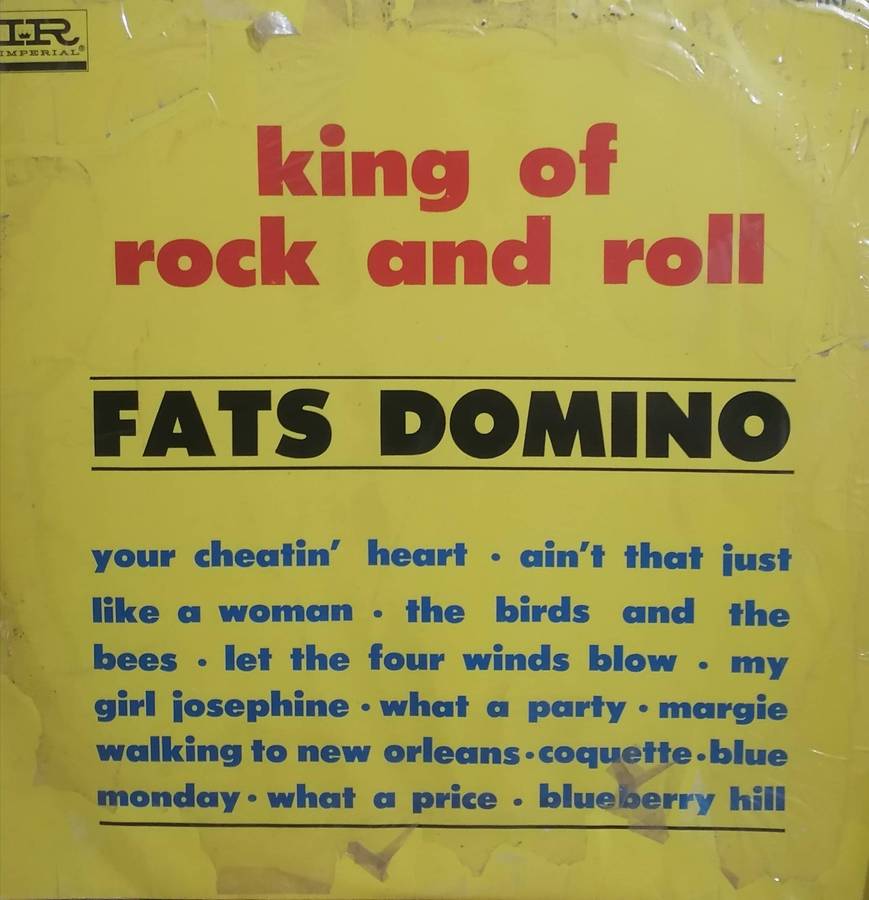 3x Fats Domino albums, vinyl's very good & very good-.