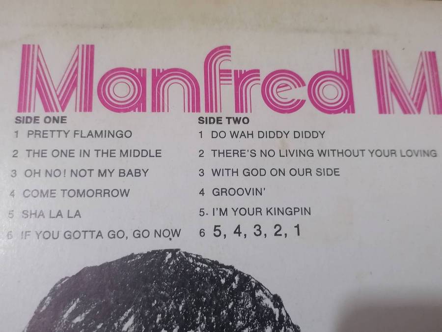 Manfred Mann The Greatest Hits, vinyl good+.