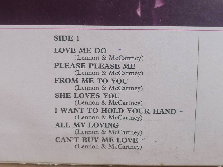 The Beatles 1962-1966, double album, vinyl's very good.