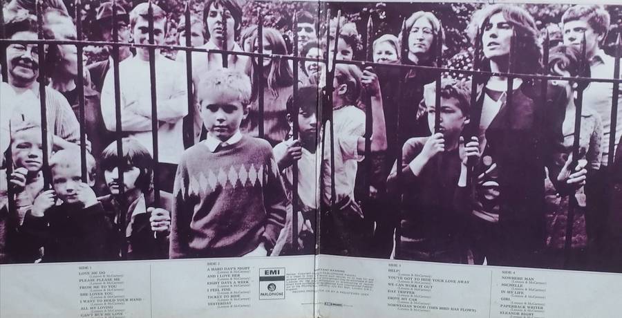 The Beatles 1962-1966, double album, vinyl's very good.