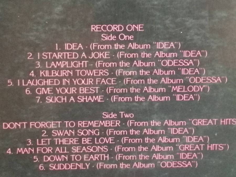 Bee Gees, Don't Foget to Remember, Volume Two, double album. vinyl's very good+.