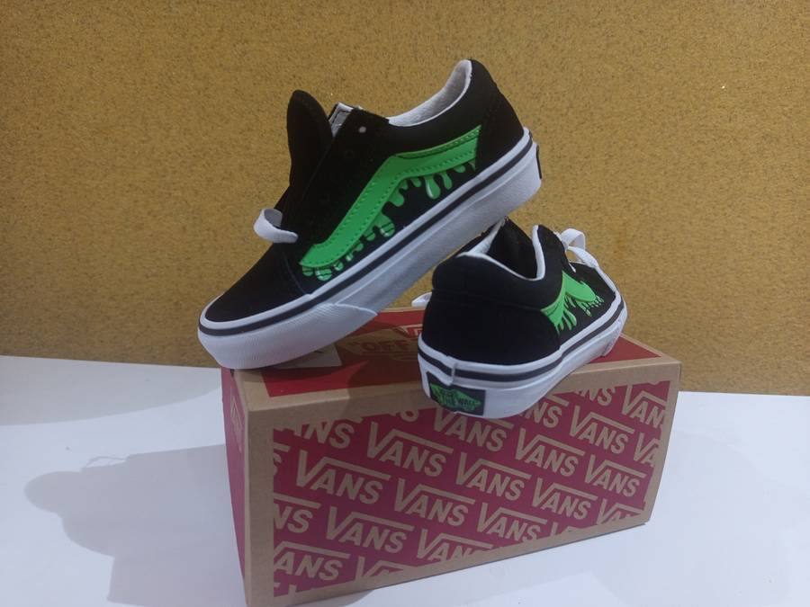 Vans Junior Old Skool Glow Slime