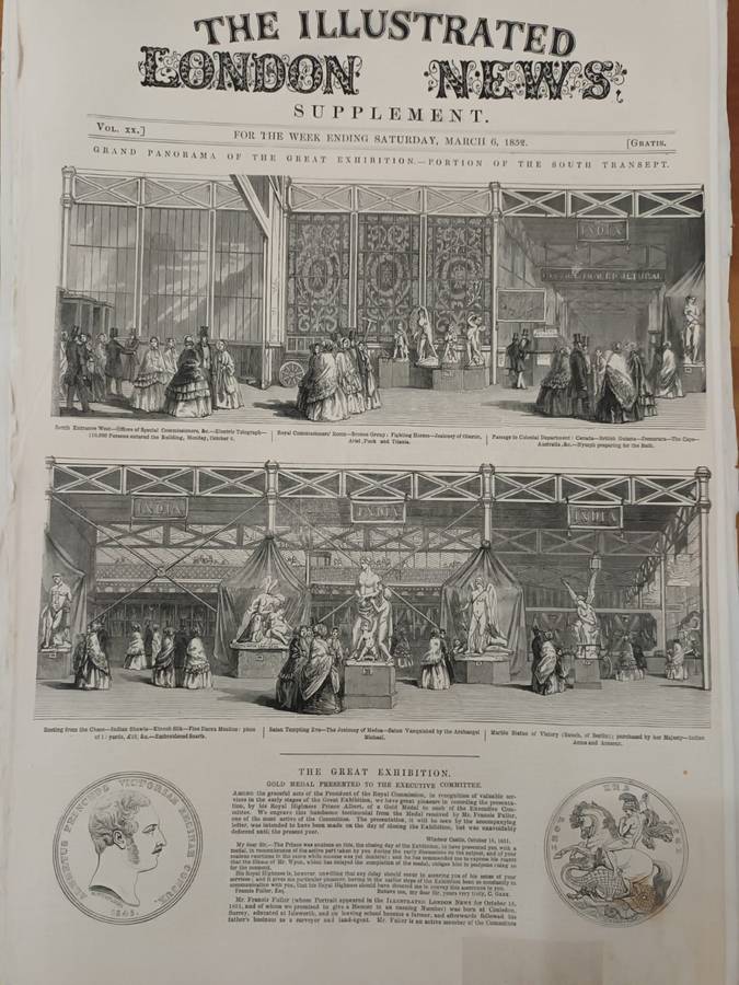 Crystal Palace and the Great Exhibition, 1850s, Illustrated London News engravings
