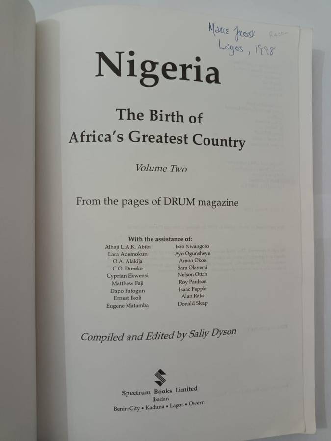 Nigeria ... From the Pages of Drum, 2 volumes complete. Famous South African magazine.