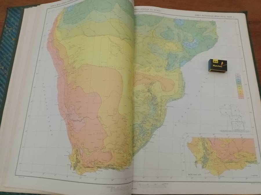 Climatological Atlas of Africa. Huge elephant folio, 1961. Scarce.