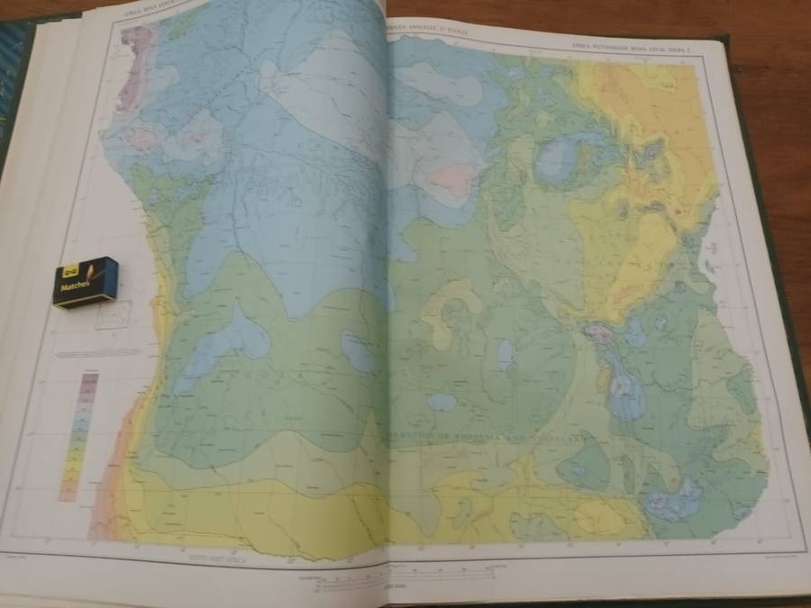 Climatological Atlas of Africa. Huge elephant folio, 1961. Scarce.