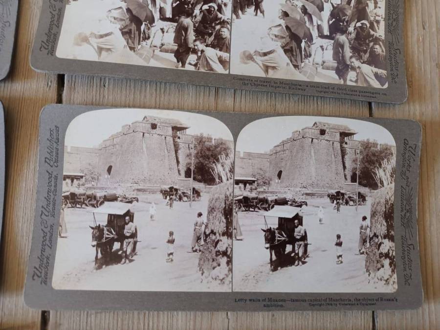 Russo-Japanese War, 1904: 26 contemporary stereoscopic slides