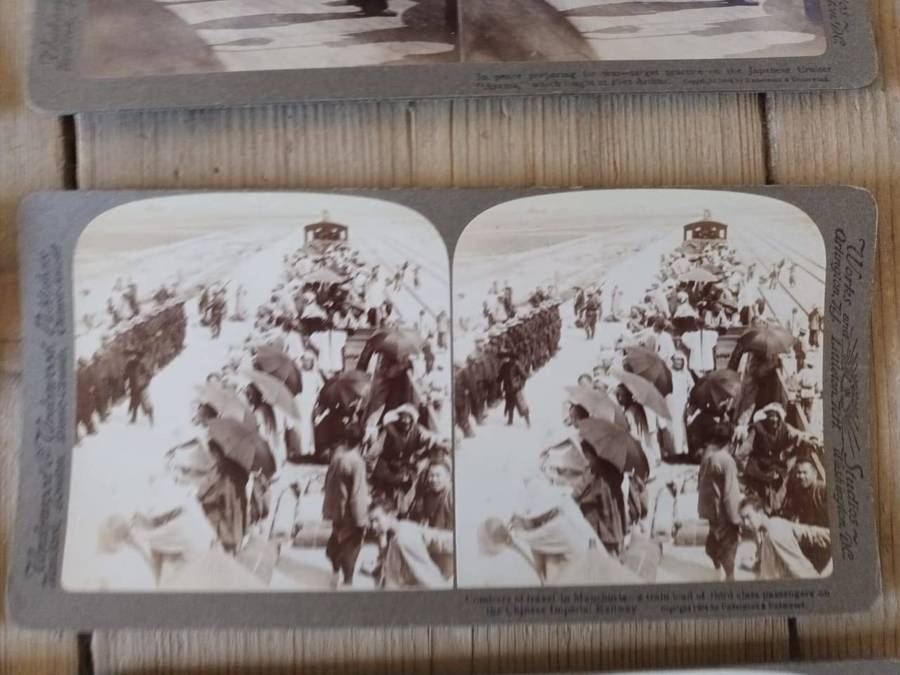 Russo-Japanese War, 1904: 26 contemporary stereoscopic slides
