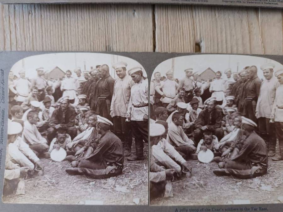 Russo-Japanese War, 1904: 26 contemporary stereoscopic slides
