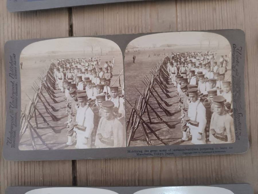 Russo-Japanese War, 1904: 26 contemporary stereoscopic slides