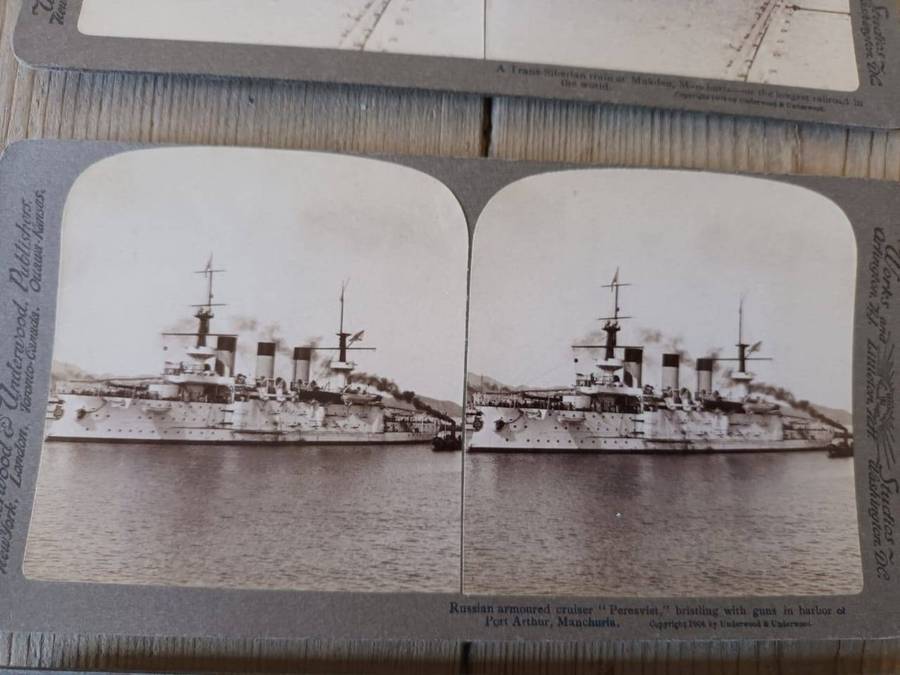Russo-Japanese War, 1904: 26 contemporary stereoscopic slides
