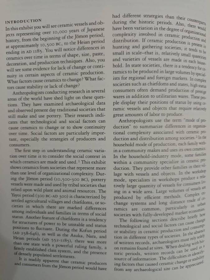 Book: Japanese Archaeological Ceramics From the Jomon through Heian Periods