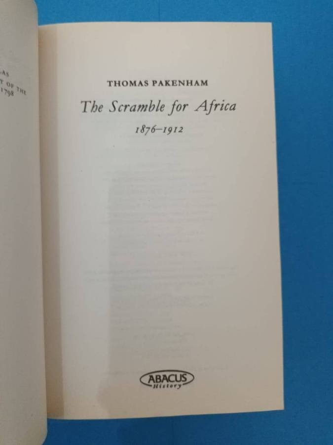 Thomas Pakenham, The Scramble for Africa