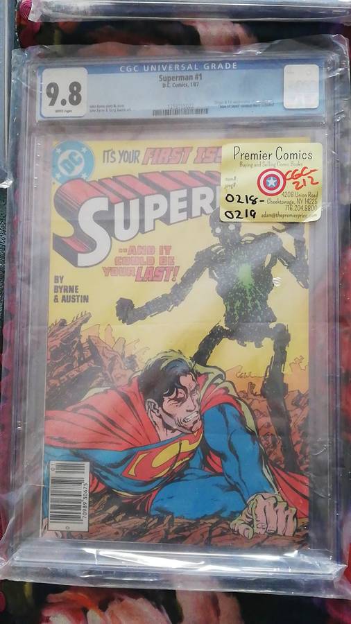 1987 Superman #1 CGC 9.8