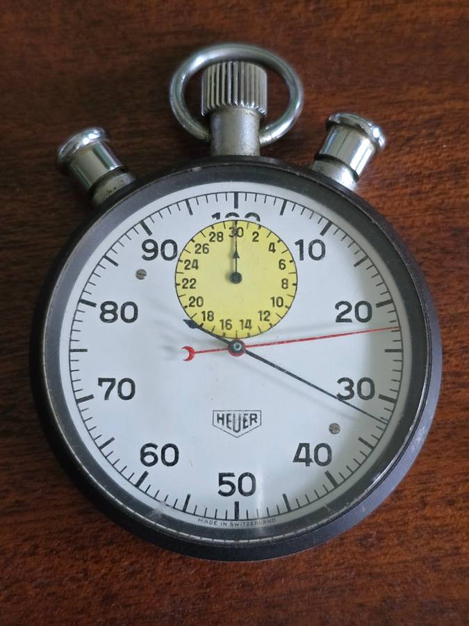 HEUER STOPWATCH-in working order