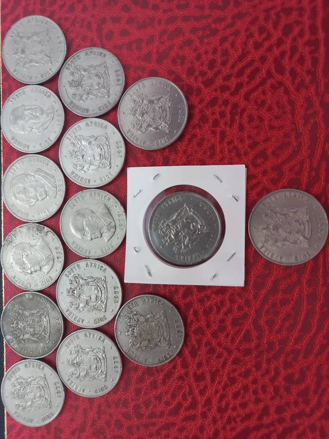 South Africa -Suid Afrika R1 collection.(Sell per coin)