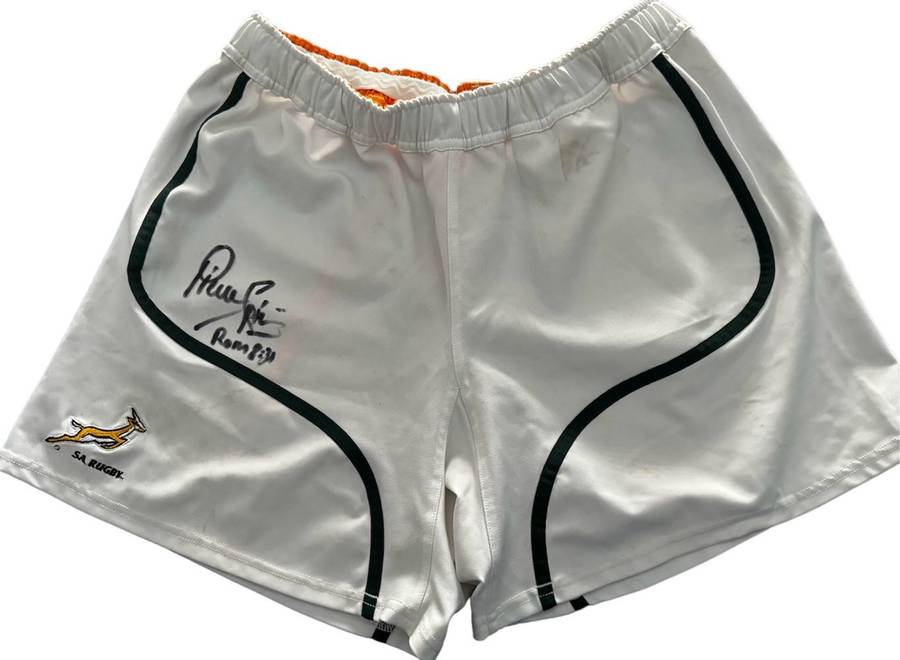 Springbok Short Signed Piere Spies