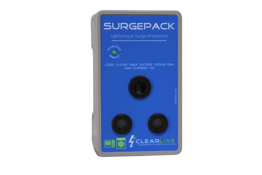 2x Clearline Surge Protector - 230VAC - Lightning&Surge Protector