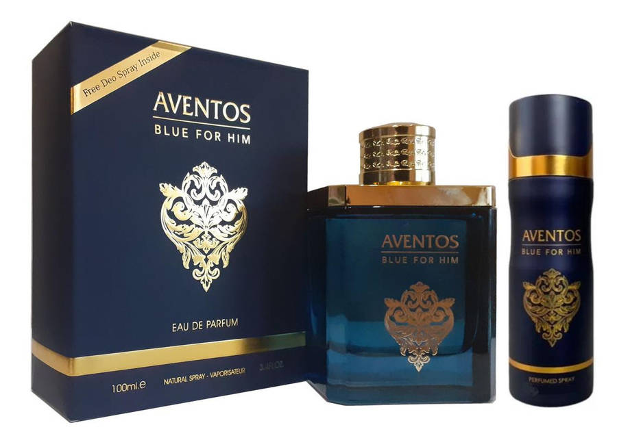 AVENTOS BLUE FOR HIM  Gift Set by Fragrance World 100ml plus Free Deo Spray inside
