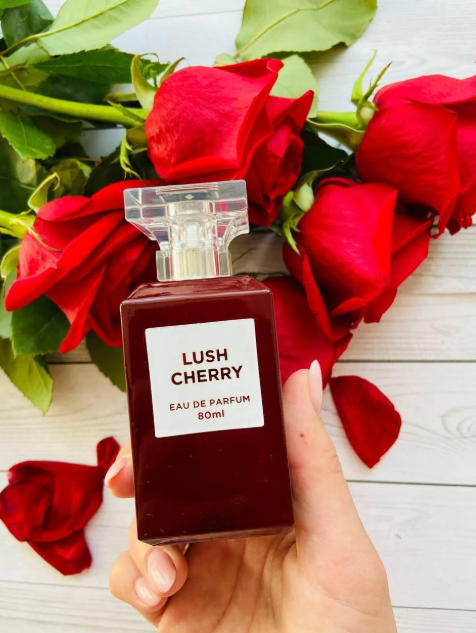 Lush Cherry by Fragrance World  - Unisex Eau De Perfum 80ml - The Perfect Women's Day Gift!