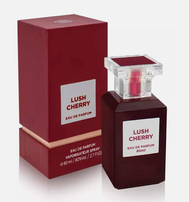 Lush Cherry by Fragrance World  - Unisex Eau De Perfum 80ml - The Perfect Women's Day Gift!