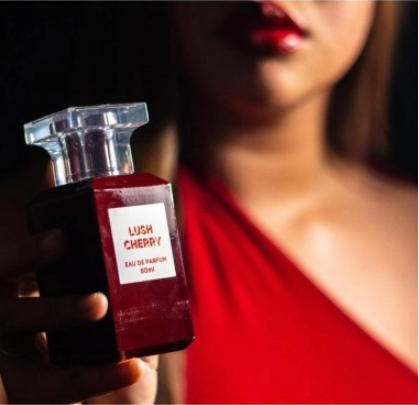 Lush Cherry by Fragrance World  - Unisex Eau De Perfum 80ml - The Perfect Women's Day Gift!