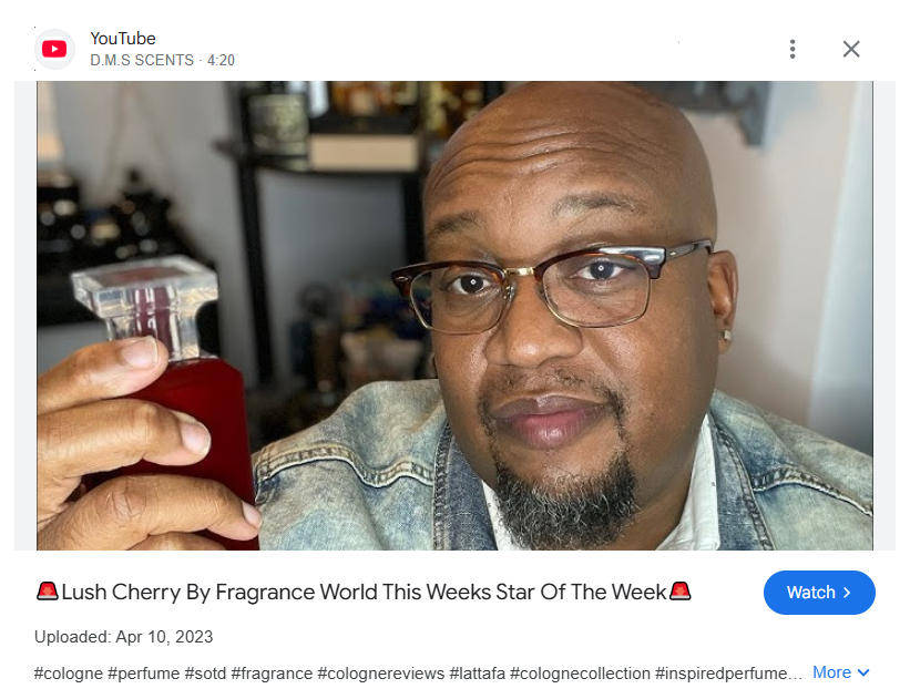 Lush Cherry by Fragrance World  - Unisex Eau De Perfum 80ml - The Perfect Women's Day Gift!