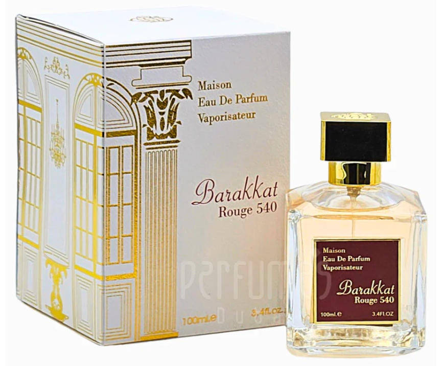 Barakkat Rouge 540 Eau de Parfum  100ml Unisex | By Fragrance World - Limited Stock & Long Lasting