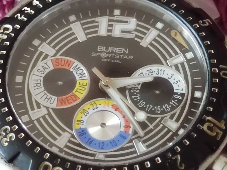 Buren Sportstar Official - Sapphire Crystal - Stainless Steel