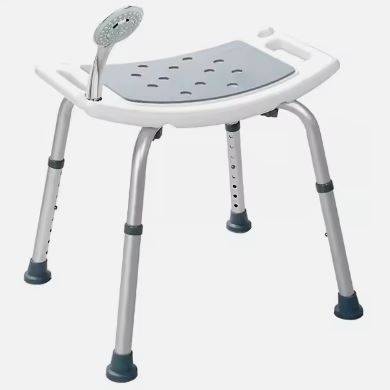 Adjustable Shower Chair Aluminum For Disable Bathroom