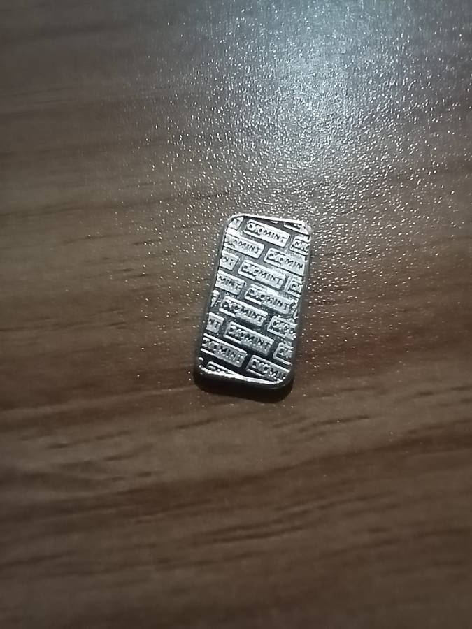 1 Gram Silver bullion bar