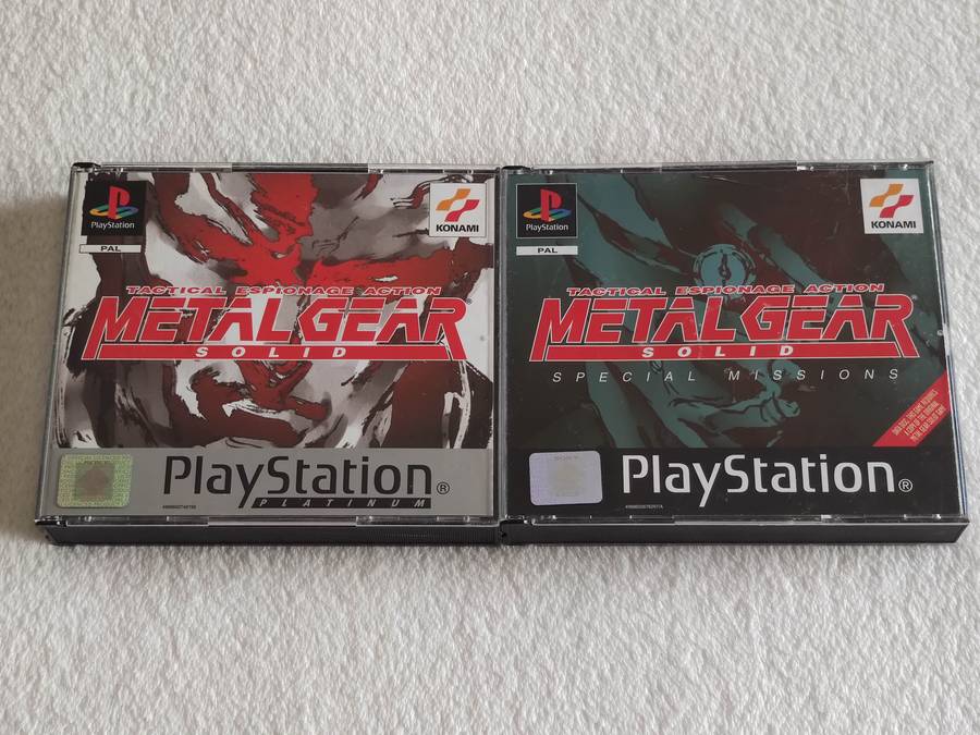 Metal Gear Solid + Metal Gear Solid Special Missions - PS1 / Playstation One Game (PAL)