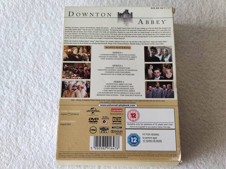 Downton Abbey Series 1-3 - DVD Box Set