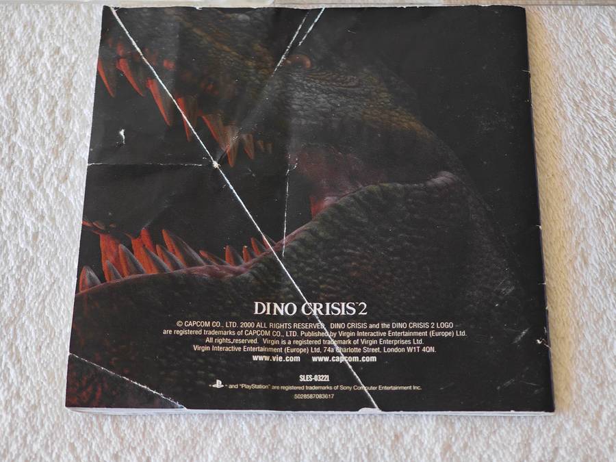 Dino Crisis 2 - PS1 / Playstation One Game (PAL)