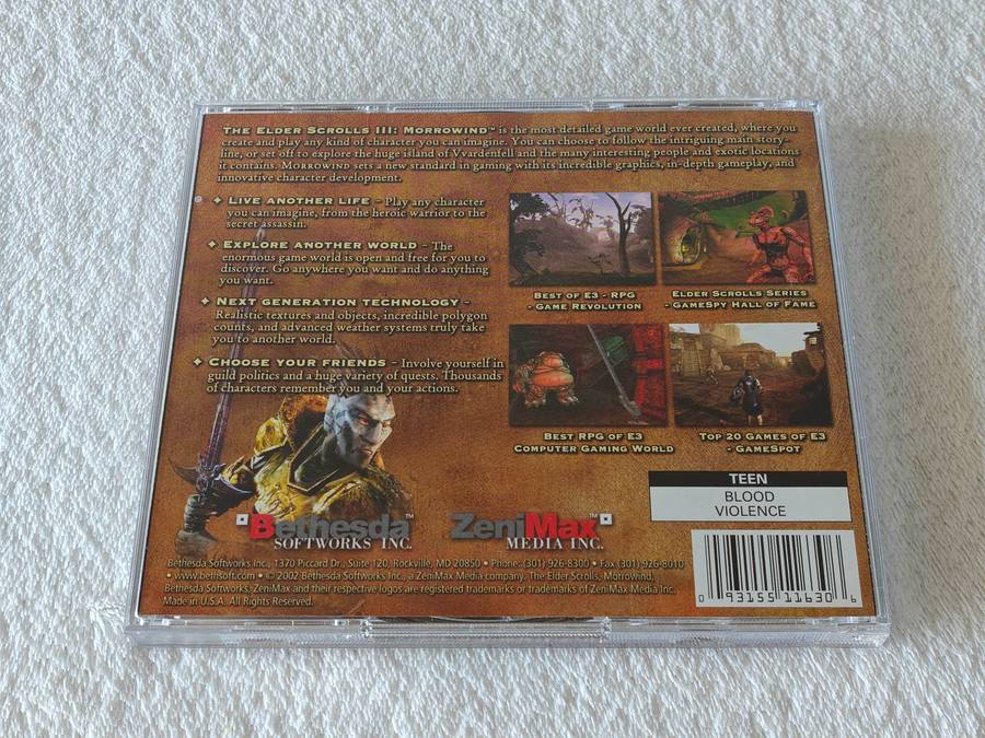The Elder Scrolls III Morrowind - Windows PC Game