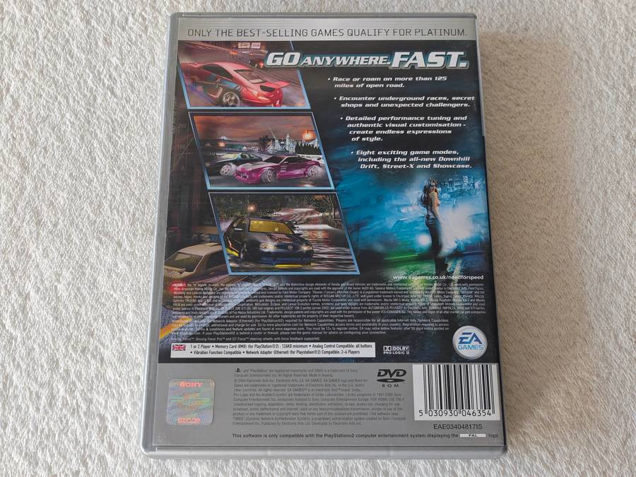 Need For Speed Underground 2 - PS2/Playstation 2 Game (PAL)
