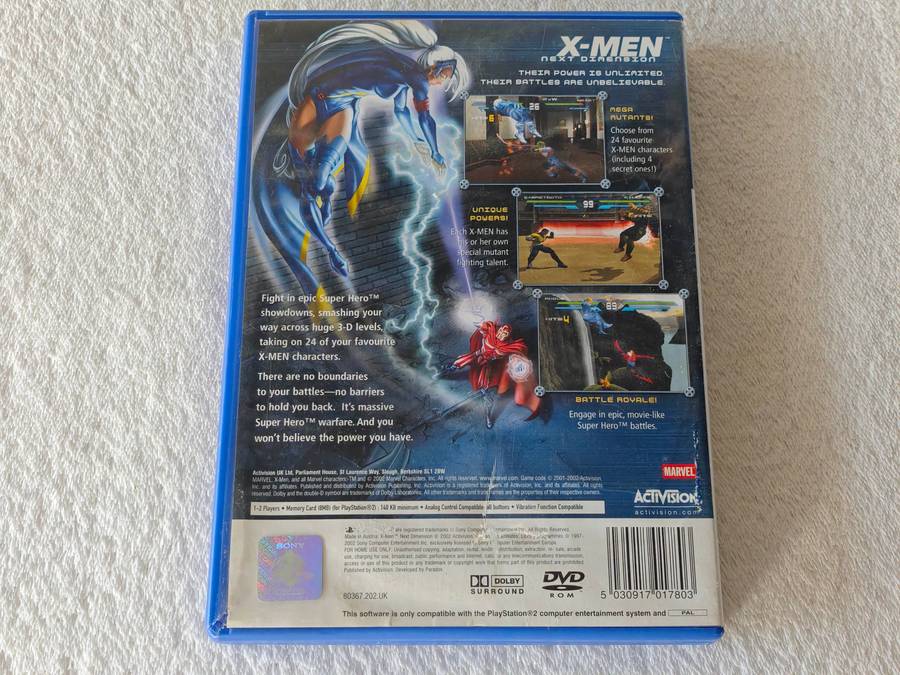 X-Men Next Dimension - PS2/Playstation 2 Game (PAL)