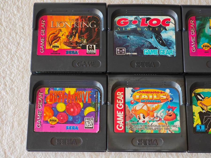 SEGA Game Gear Console + Games + TV Tuner