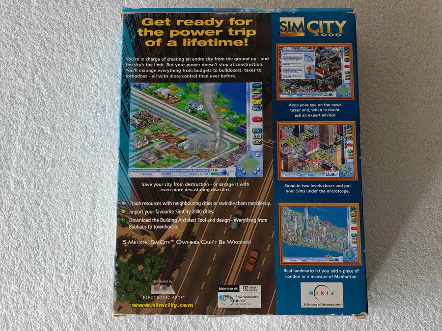 Sim City 3000 - Big Box Windows PC Game