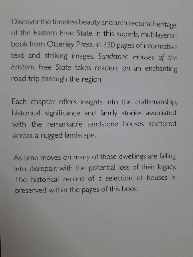 Sandstone Houses of the Eastern Free State - Various Contributors