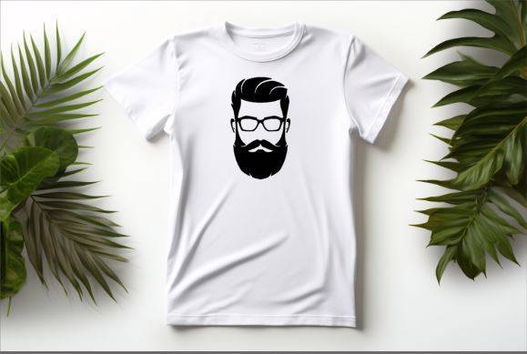 Beard Guy White or black T shirt
