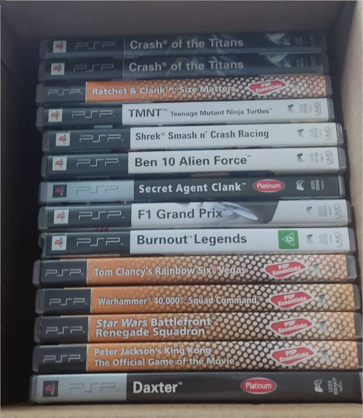 PSP Collection (PSP Console + 14 Games + Carry Case + Charger)