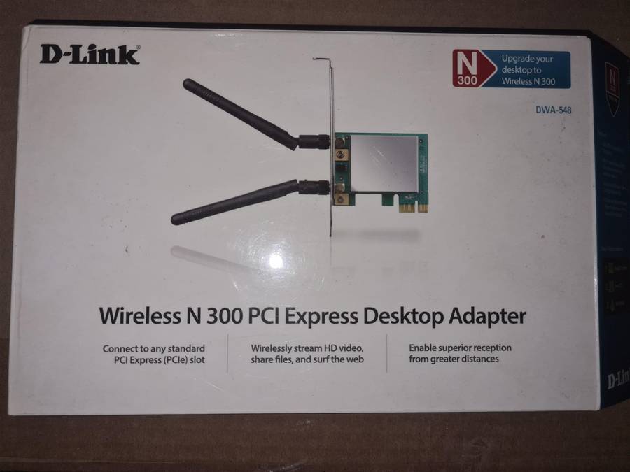 D-Link N300 Wireless Desktop PCI-e Internal Adapter