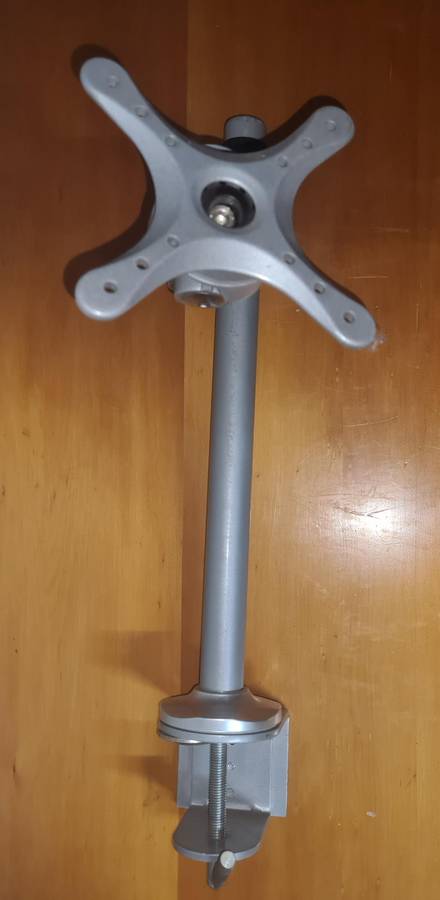 Single Arm Desk Mount For 12" to 28" Monitors | Adjustable, Sturdy, Space-Saving