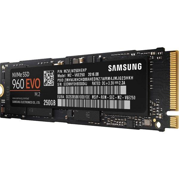 Samsung 960 EVO M.2 NVMe 250 GB SSD  Blazing Fast Storage for Serious Performance!