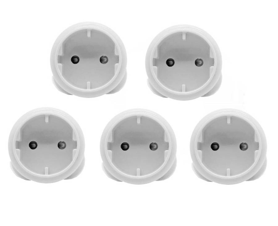 5 Pack - 2 Pin Schuko Adaptors.